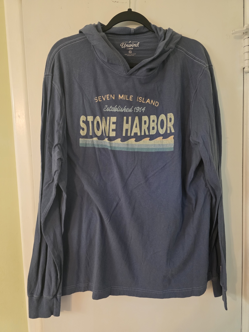 Stone Harbor Long Sleeve Hooded Shirt XL
